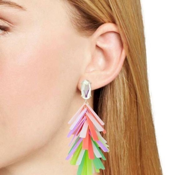 Kendra scott jasper fringe drop earrings - Picture 3 of 7